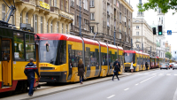 Świąteczny tramwaj w Szczecinie