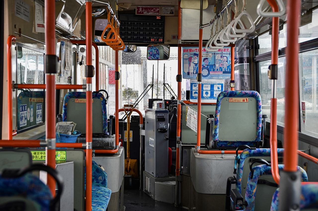 Pożar autobusu w Szczecinie